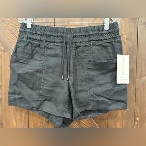 NWT Athleta Black Cabo Linen 4” Shorts
